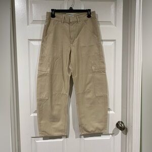 Citizens of Humanity Marcelle Khaki Cargo Pant Low Slung Size 27
